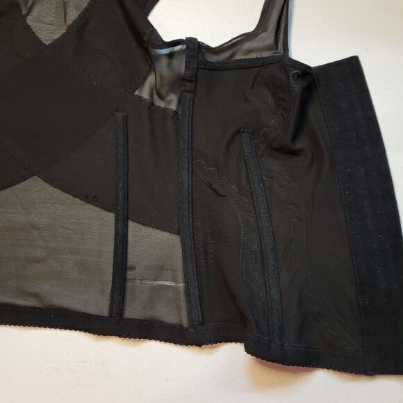 Black Underbust front closure shapewear Women's Size XL - Picture 8 of 14